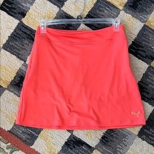 Puma Women's Bright Coral Golf Skirt